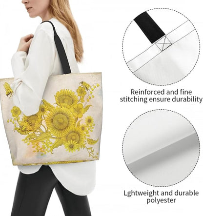 Shoulder Bag Large Reusable Eco-friendly Shopping Bags Portable Storage Handbag
