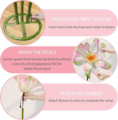 5.6 Ft Large Daisy Flowers for Decorations,Big Fake Daisy,Giant Artificial Flower with Stand,for Home Garden Hotel Office Decor,Photography Props,Wedding,Birthday,Art Gallery,Shop Window Display(Pink)