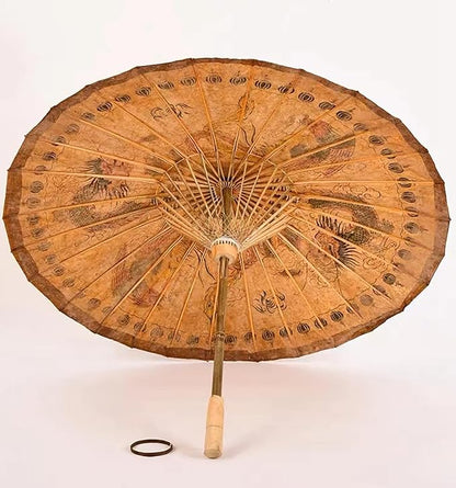 Chinese Japanese Handmade Parasol Umbrella,Asian Decoration DIY Art Dance Classical Umbrella for Wedding Parties Photography Costumes Cosplay