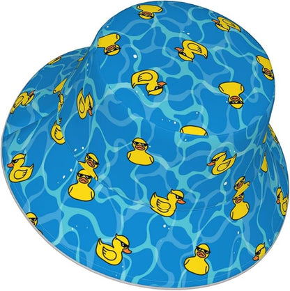 Hat Reversible Fisherman Hats Double Sided Wearing for Women Men Boys Girls