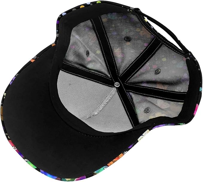 Pastel Cornflowers Floral Baseball Cap Dad Hats All-Over Print Fashion Accessory 100% Polyester Adjusts to Fit Most