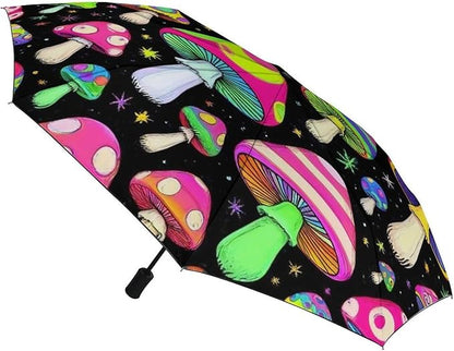 3 Fold Car Umbrella Folding Portable Automatic Umbrella Sunny Rain Sunscreen