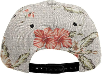 Pastel Cornflowers Floral Baseball Cap Dad Hats All-Over Print Fashion Accessory 100% Polyester Adjusts to Fit Most