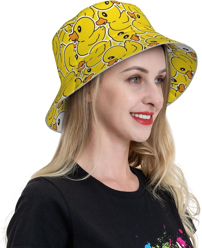 Bucket Hat Beach Summer Sun Hat Reversible Fisherman Hats Double Sided Wearing for Women Men Boys Girls