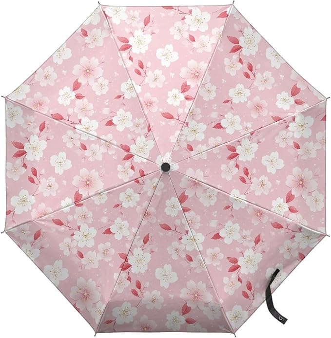 Umbrellas for Rain Lightweight Travel Umbrella 42" Canopy UV Protection Sun Umbrella Windproof Compact Umbrellas