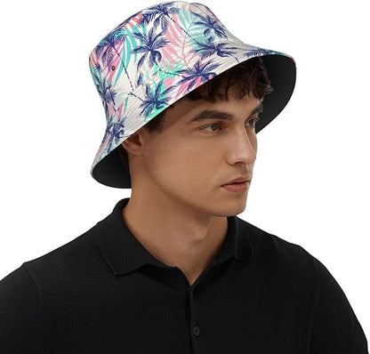 Small Daisy Green Chrysanthemum Flower Bucket Hats Fashion Sun Cap Packable Outdoor Fisherman Hat for Women and Men