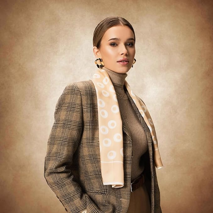 Abstract Latte Brown Professional Photography Backdrop for Adult Portrait Photo Props Booth Background Photoshoot Studio with Thick Ployester Fabric Roller Pocket on Top (5x7 ft)