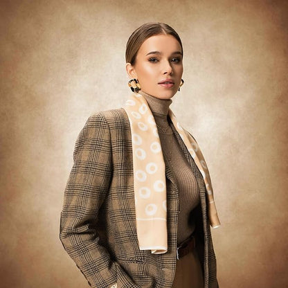 Abstract Latte Brown Professional Photography Backdrop for Adult Portrait Photo Props Booth Background Photoshoot Studio with Thick Ployester Fabric Roller Pocket on Top (5x7 ft)