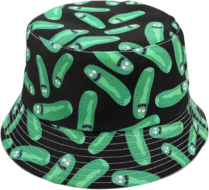 Quanhaigou Bucket Hat for Men Women,Packable Reversible Printed Sun Hats,Fisherman Outdoor Summer Travel Hiking Beach Caps