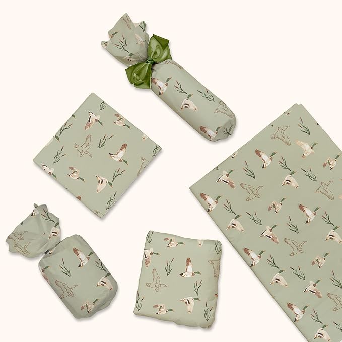 Pro Supply Global Ducks Printed Tissue Paper for Birthday Party Gift Bags or Boxes and Wrapping - Bulk Decorative Art Tissue Paper for Packaging and Gifting | 24 Sheets 20" x 30"