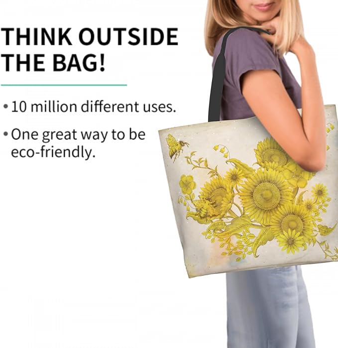 Shoulder Bag Large Reusable Eco-friendly Shopping Bags Portable Storage Handbag