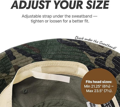 Hot Summer Bucket Hat - Trendy Cotton Sun Hat for Beach, Golf, Fishing - Fun Outdoor Vacation Boonie for Men and Women