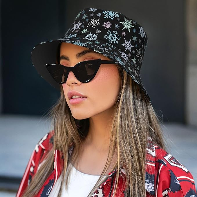 Bucket Hats Fashion Sun Cap Packable Outdoor Fisherman Hat for Women and Men