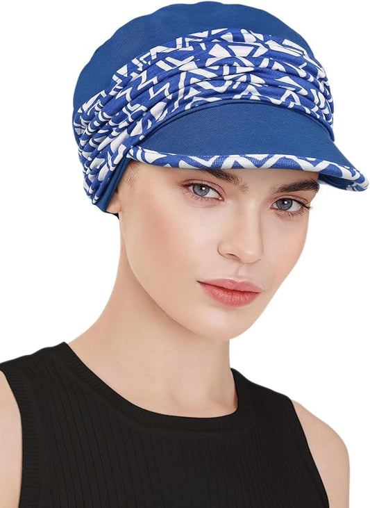 Chemo Headwear Viscose Newsboy Cap for Women Fall and Winter Hats
