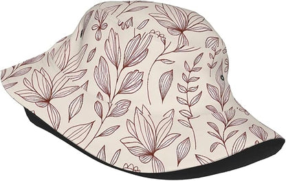 Rustic Autumn Cows and Pumpkins Bucket Hat Novelty Sun Hats Trendy Fisherman Cap for Men and Women