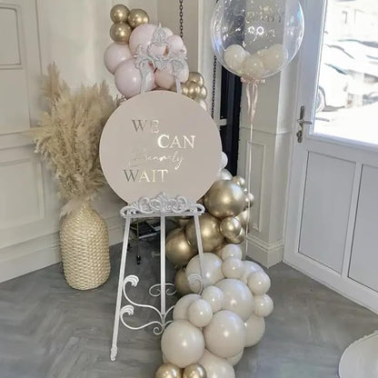 Sand White Balloons Different Size, 123 Packs Beige Balloons Arch Kit, Pack of 18 12 10 5 Inch Ivory Cream Balloons Garland for Boho Birthday Party Wedding Anniversary Baby Shower Decoration