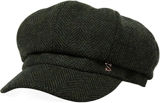 Comhats Wool Fashion Newsboy Hats for Women Winter Warm Pageboy Cabbie Cap Beret