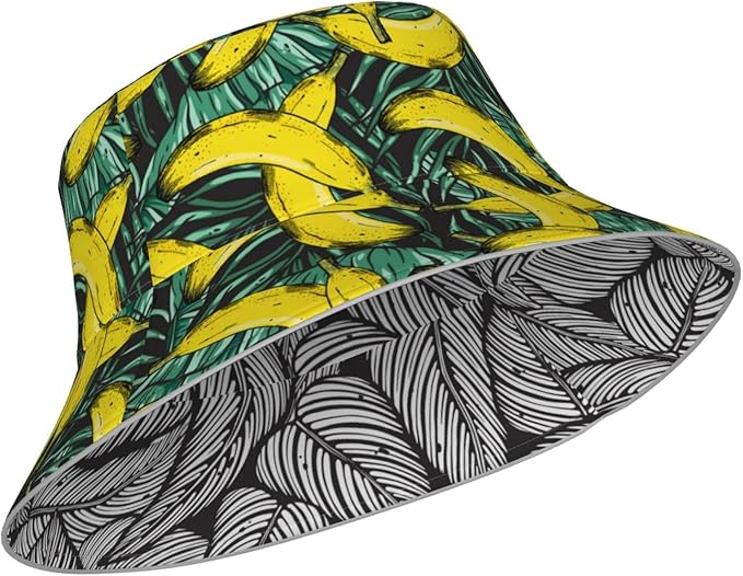 Bucket Hat Beach Summer Sun Hat Reversible Fisherman Hats Double Sided Wearing for Women Men Boys Girls