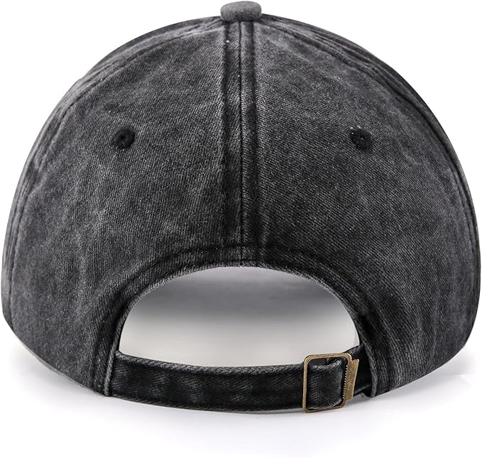Gardening Gifts for Women, Gardening Hat, Adjustable Washed Cotton Embroidered Baseball Cap