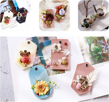 3 Packs Real Natural Dried Flowers for Making Mobile Phone Case Candle Handmade Crafts Epoxy Resin Pendant Necklace Jewelry DIY Accessories,Mixed Multi-Color Dried Flowers(Random Shipping 3 Packs)