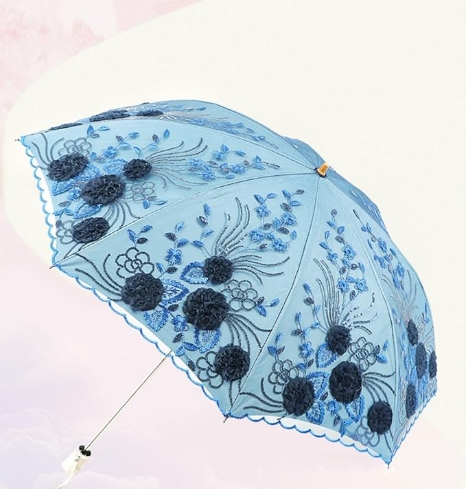 Honeystore Flower Lace Parasols for Wedding Party Lace Bridal Umbrella