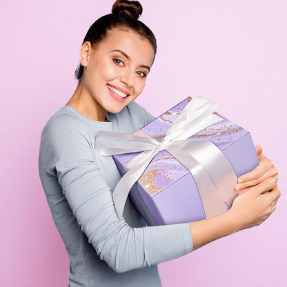 Birthday Gifts for Women, Self Care Get Well Soon Gifts, Lavender Relaxing Spa Gift Basket Care Package w Blanket, Valentines Mothers Day Christmas Gifts for Mom Grandma Wife Girlfriend Friends Sister