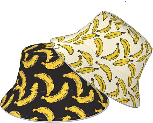 Bucket Hat Double-Side-Wear Reversible Sun Hat Beach Travel Hiking for Women Men