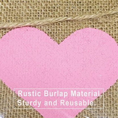 Baby Shower Banner Burlap Rustic Girl Baby Shower Decorations, Sweet Baby Girl Sign Garland for Girl Shower Decoration