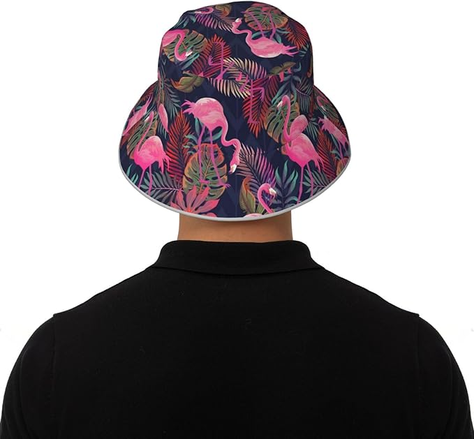 Hat Reversible Fisherman Hats Double Sided Wearing for Women Men Boys Girls