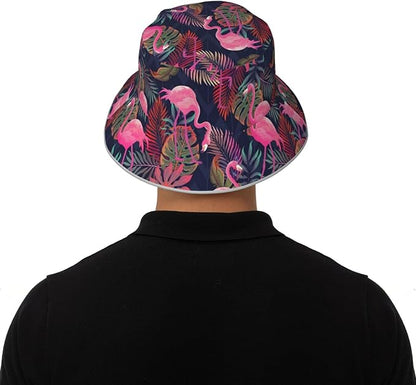 Hat Reversible Fisherman Hats Double Sided Wearing for Women Men Boys Girls
