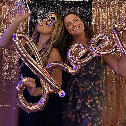 Rose Gold Curtain Backdrop 4FTx8FT 2 Panels Rose Gold Sequin Curtains for Backdrop Decoration Glitter Photo Background for Wedding Baby Shower Parties