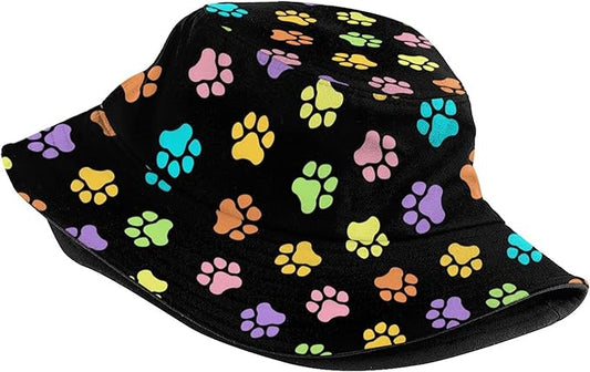 Bucket Hat for Women Men, Summer Print Hat Travel Packable Sun Cap Outdoor Hat for Women and Men