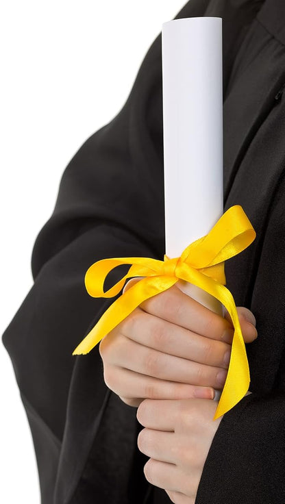 LIUYAXI Yellow Stain Ribbon, 1-1/2" X Continuous 50 Yards, Double Faced Fabric Ribbon Perfect for Gift Wrapping Wedding Birthday Party Chair Sash Christmas Hair Floral Craft Sewing