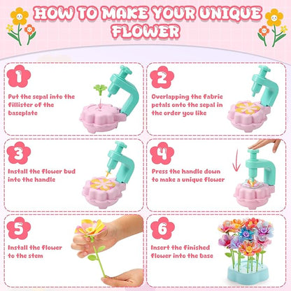 LansinLife DIY Flower Making Arts and Crafts Toys (Accessories Kit)