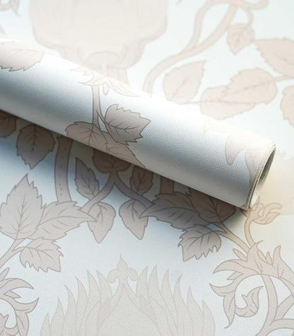 17.3" × 393.7" Pink Peel and Stick Wallpaper, Floral Wallpaper for Bedroom Bathroom Self Adhesive Removable