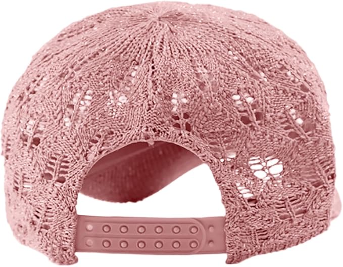 FASHIXD Knit Mesh Baseball Cap for Women - Breathable Summer Trucker Hat