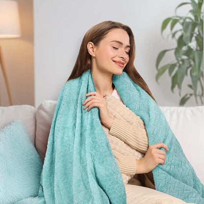 Birthday Gifts for Women, Gift Baskets for Women, Relaxing Spa Gifts Care Package with Luxury Flannel Blanket, Light-Up Rose Flower, Unique Mothers Day Gifts for Mom, Wife, Grandma, Sister, Friends