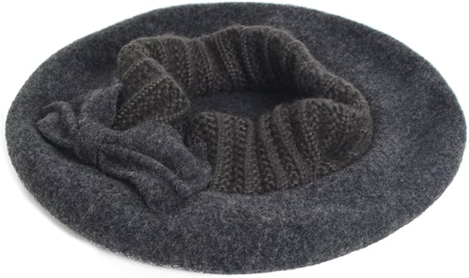 VECRY Women's 100% Wool Bucket Hat Felt Cloche Beret Dress Winter Beanie Hats