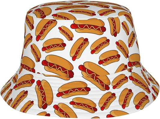 Bucket Hat for Women Men, Summer Print Hat Travel Packable Sun Cap Outdoor Hat for Women and Men