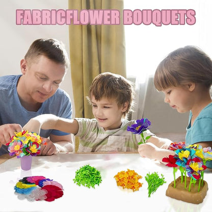 Soupost Kids' Flower Press Kits Toy Accessories DIY Flower Bouquet Craft - Arts & Crafts Toy Parts