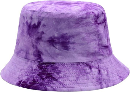 Flower Reversible Bucket Hat Cotton Summer Travel Beach Sun Hats Emboridery for Women Men