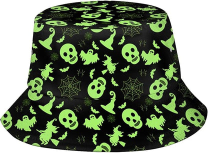 Bucket Hat for Women Men Funny Halloween Hats Packable Outdoor Fisherman Hats Caps Unisex