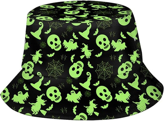 Bucket Hat for Women Men Funny Halloween Hats Packable Outdoor Fisherman Hats Caps Unisex