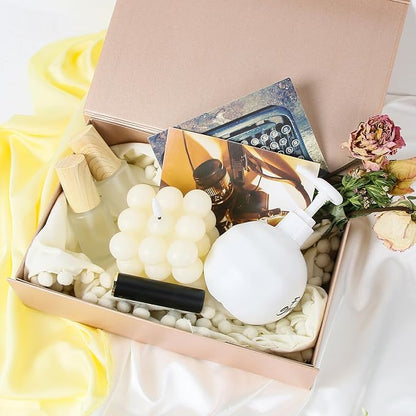 Aimyoo Gold Collapsible Gift Box with Magnetic Closure Lids 10.5x7x3 in, Medium Bridesmaid Groomsman Proposal Boxes, Rectangle Present Box for Graduation Birthday Storage (1 Pack)