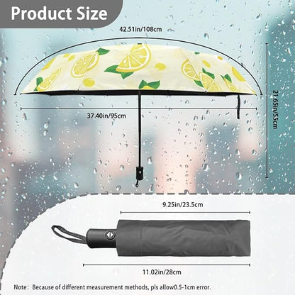 Umbrellas for Rain Lightweight Travel Umbrella 42" Canopy UV Protection Sun Umbrella Windproof Compact Umbrellas