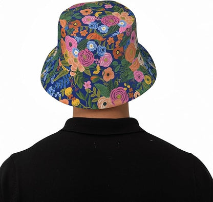 Fashion Bucket Hat Summer Beach Travel Sun Hat Packable Fisherman Cap for Men Women