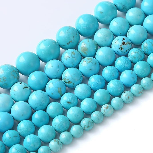 4MM 86PCS Natural Stone Turquoise Beads for Jewelry Making DIY Bracelet