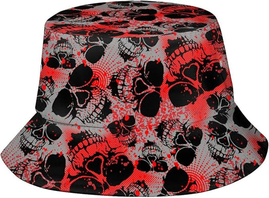 Bucket Hat for Women Men Funny Halloween Hats Packable Outdoor Fisherman Hats Caps Unisex