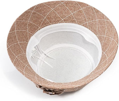 Glamorstar Cloche Hats for Women Vintage Bowler Hat Floral Fedora Bucket Hats
