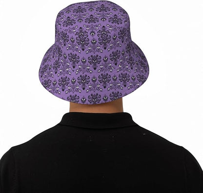 Mushrooms Skulls Cool Bucket Hat Beach Sun Hat Beach Fishing Hat for Men Women